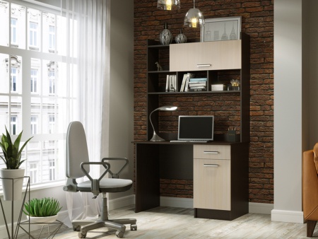 Компьютерный Стол Стайл №2 (Ш-1118 x Г-570 x В-1882 мм)/Разные Цвета