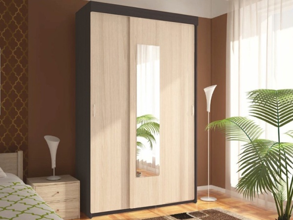 Шкаф-Купе Комфорт-9 (Ш-1300 × В-2000 × Г-520 мм)/Разные Цвета