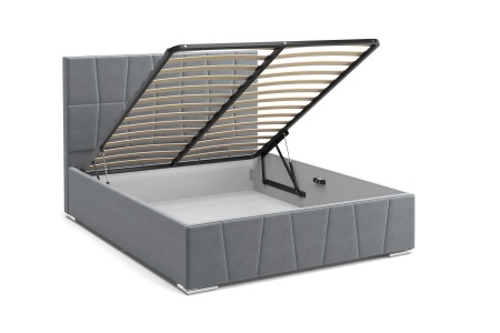 Кровать Пассаж серая